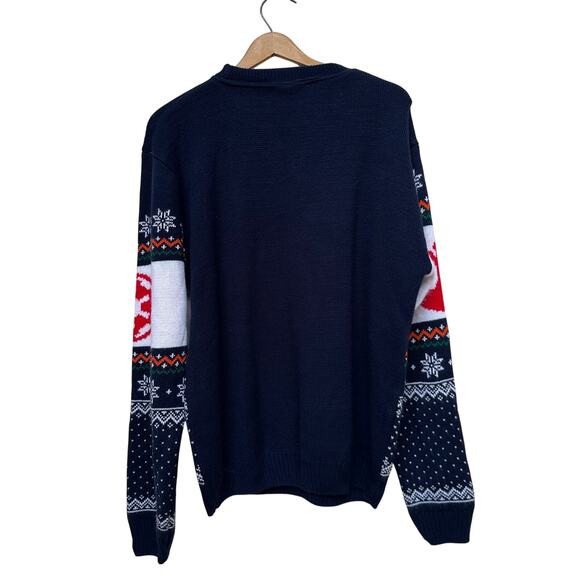 Star Wars Christmas Sweater Men’s Size L (US) / XL (EU) Navy Knit - Picture 6 of 7